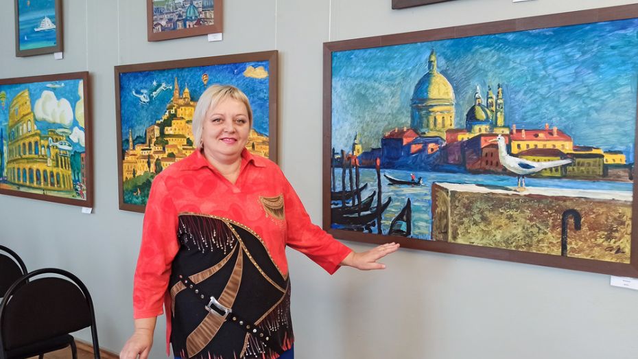 Посвященная Италии выставка художника Олега Савостюка открылась в Лисках