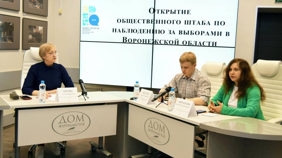 Общественная палата подготовит 3,5 тыс наблюдателей за выборами губернатора Воронежской области в сентябре