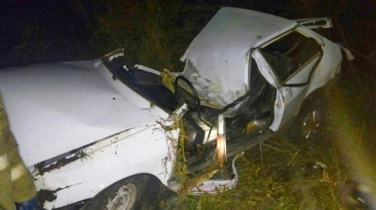 В Воронежской области ВАЗ сбил мужчину и врезался в столб: водитель погиб