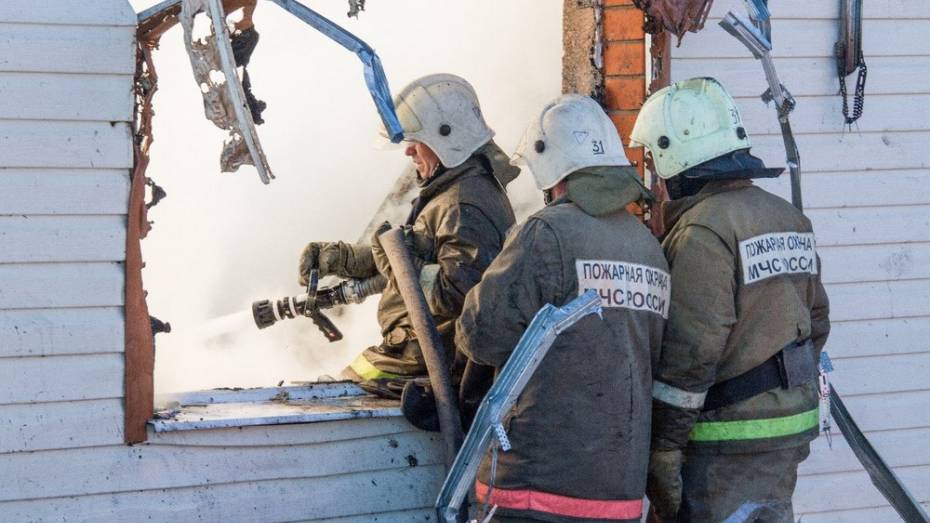 В Лискинском районе при пожаре погиб человек