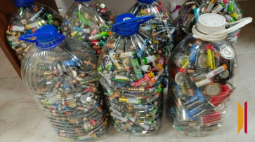 Жители Хохольского района сдали на переработку более 1 тыс батареек