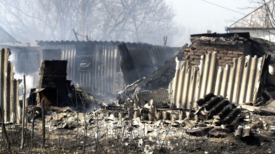Труп 51-летнего мужчины обнаружили в сгоревшем доме в воронежском селе