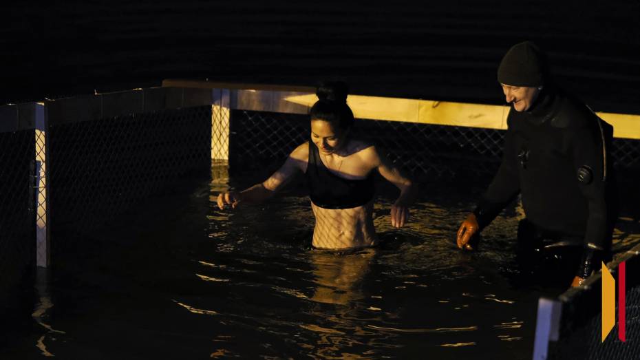 Воронежцам рассказали, как правильно окунаться в прорубь