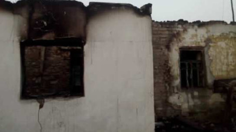 Под Воронежем мужчина сгорел в собственном доме