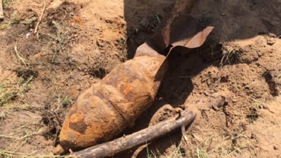 В Воронеже в Северном нашли бомбу в 100 кг