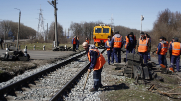 В Анне перекрыли федеральную автотрассу Р-298 из-за ремонта железной дороги
