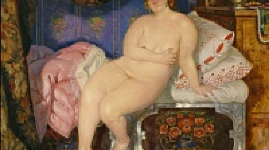 В Воронеж из Третьяковки привезут строительные носилки, расписанные под хохлому