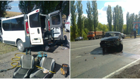 В ДТП с «ВАЗом» и Nissan в Воронежской области 1 человек погиб и 4 ранены