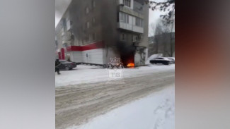 Воронежцы сообщили о пожаре на улице Остроухова