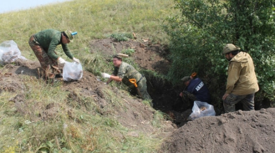 В воронежском «Дивногорье» эксгумировали останки 17 рабочих трудовых батальонов