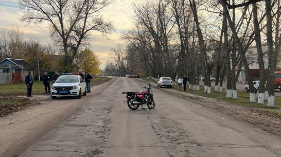 В Нижнем Мамоне в ДТП пострадал 16-летний водитель мопеда
