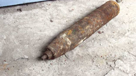 В Таловском районе при строительстве водопровода нашли снаряд времен Гражданской войны