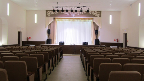 В Павловском районе Воронежской области состоялось открытие отреставрированного Дома культуры