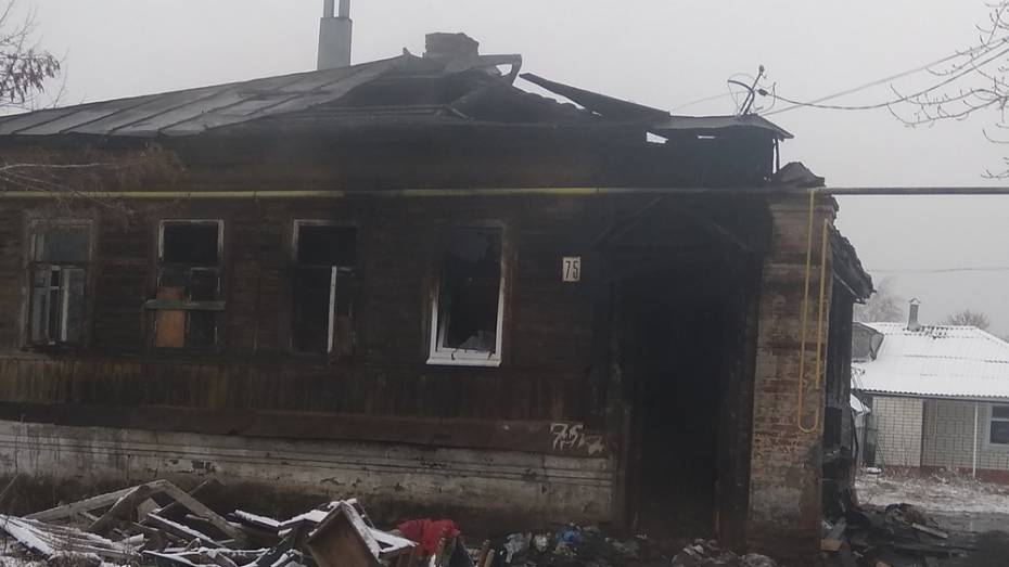 В Воронежской области при пожаре пострадали 2 ребенка 