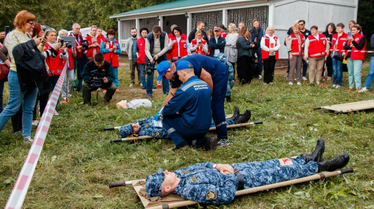 Российский Красный Крест провел под Воронежем тренинг по реагированию на ЧС