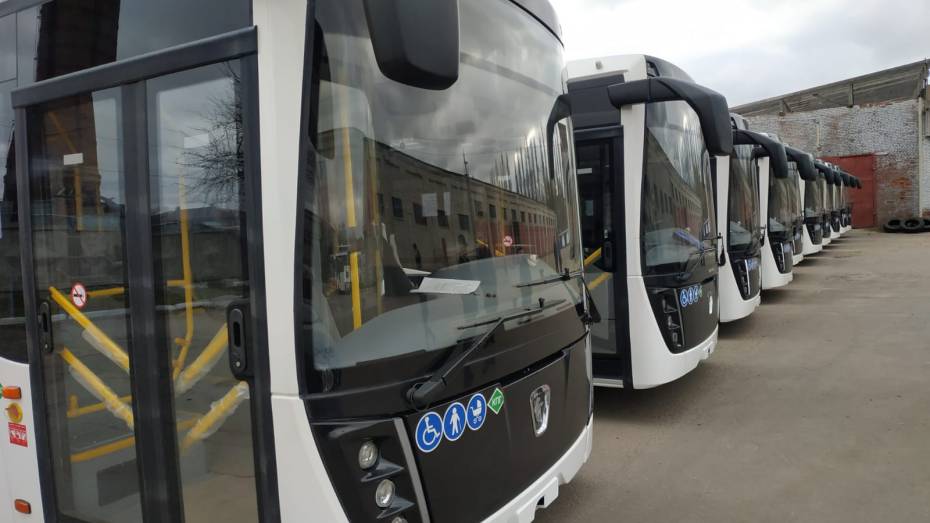 В Воронежскую область поставят 79 новых автобусов до конца 2022 года
