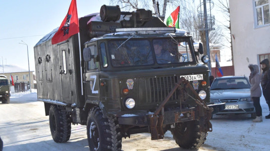 В Поворинском районе прошел автопробег «Zа Россию!»