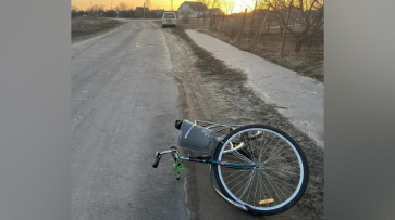 В Воронежской области велосипедистка врезалась в Volkswagen и попала в больницу