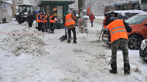 С воронежских улиц вывезли 3,3 тыс кубометров снега в ночь на 1 марта
