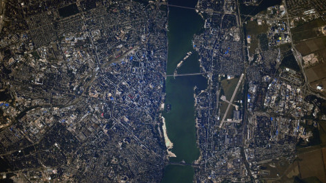 Космонавт сфотографировал Воронеж с борта МКС