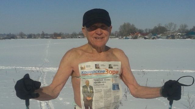 В Каширском районе 83-летний сельчанин прошел на лыжах 10 км
