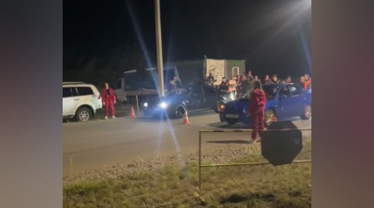 Под Воронежем полицейские пресекли незаконные уличные гонки
