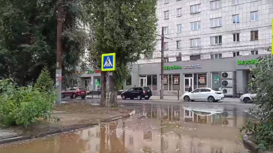 В Воронеже из-за прорыва канализации затопило цокольный этаж магазина на улице Хользунова