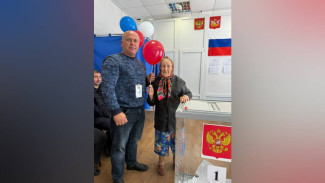 В Борисоглебске 101-летняя жительница проголосовала на избирательном участке