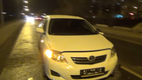 Последствия ДТП с участием прокурора в Воронеже попали на видео