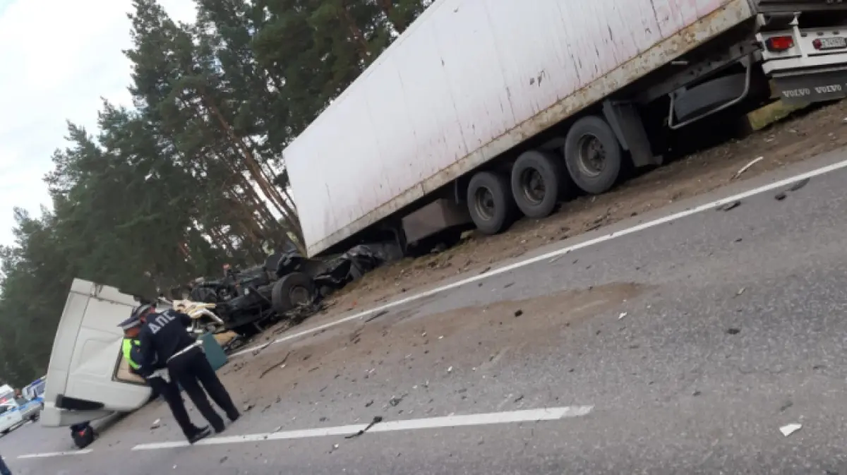 На воронежской трассе в ДТП с легковушкой и грузовиком погибли 2 человека