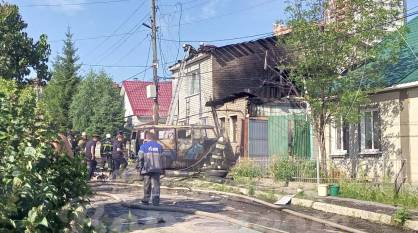 После взрыва газового баллона на улице Семилукской в Воронеже пострадал мужчина