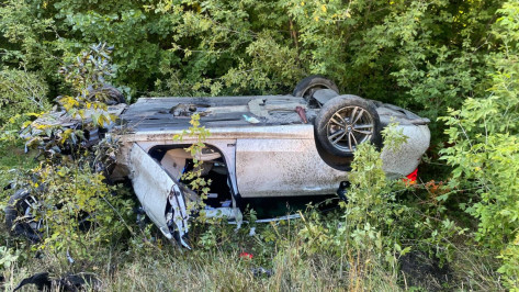 Под Воронежем в массовом ДТП пострадали два человека
