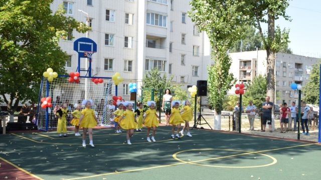 В Борисоглебске открыли 4 многофункциональные площадки
