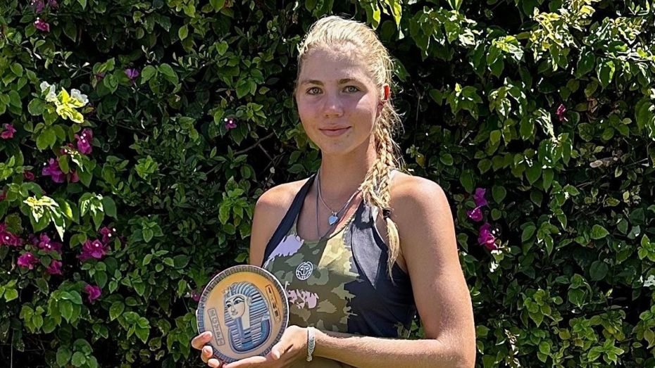 Воронежская теннисистка одержала победу на международном турнире в Египте