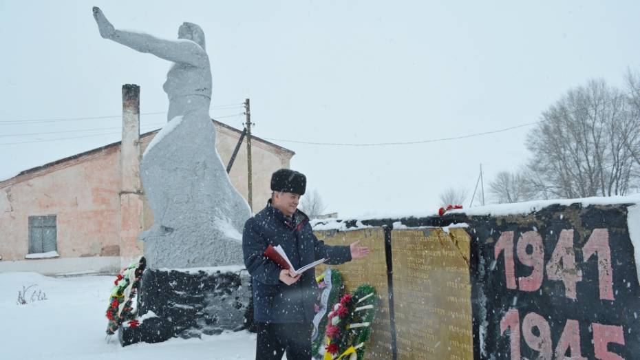 В нижнедевицком селе Глазово впервые капитально отремонтируют памятник фронтовикам