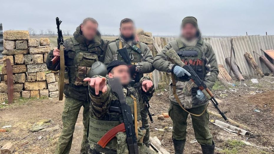 Воронежские бойцы в зоне СВО передали привет землякам