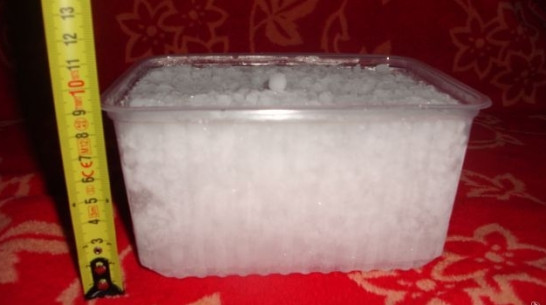 В Воронеже продают градины за 15 тысяч рублей