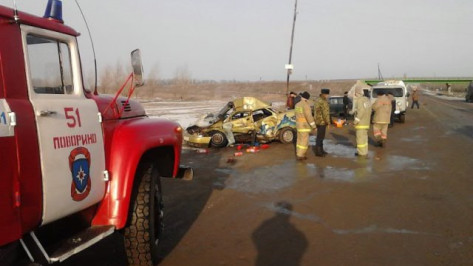 В Поворинском районе на трассе М-6 в ДТП погиб человек