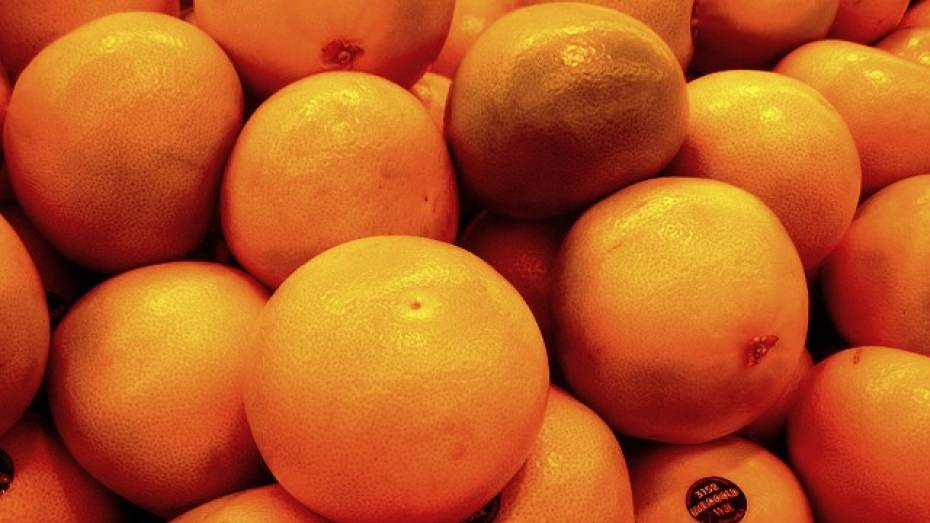 Россельхознадзор запретил доставку в Воронеж 57,6 т грейпфрутов из Сирии