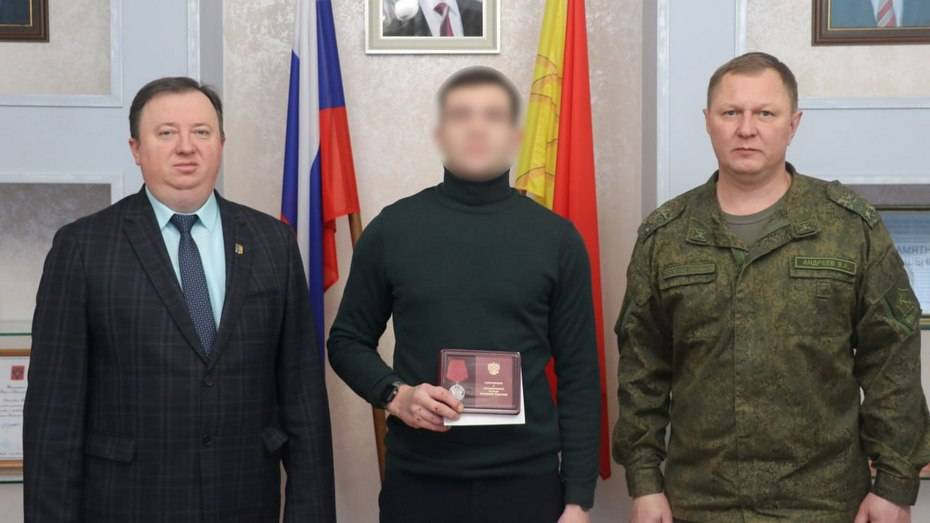 Контрактника из Воронежской области наградили орденом «За заслуги перед Отечеством» II степени