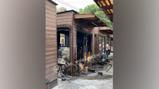 Киоск на улице 9 Января в Воронеже загорелся вечером 21 июля