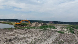 Незаконные работы на берегу Усманки вели возле воронежской базы отдыха «Смена»