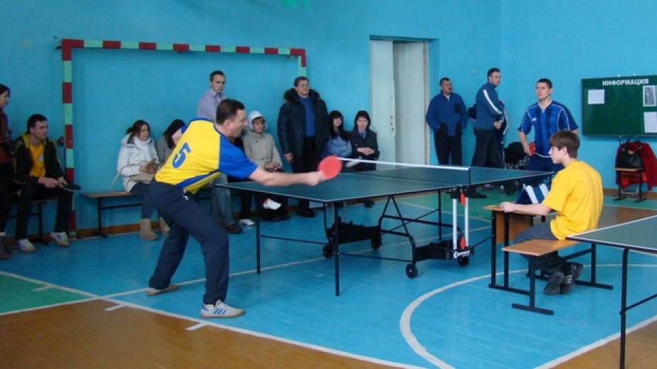 Хохольцы заняли второе место в областном турнире сельских поселений по настольному теннису 