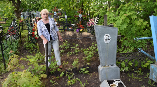 Вандалы украли надгробия с кладбища в Верхнехавском районе