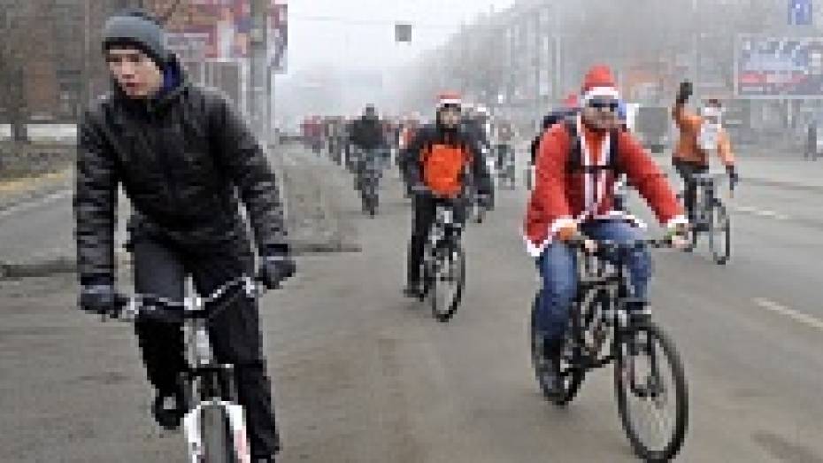 В Воронеже велосипедисты устроят очередной массовый заезд в Рождество
