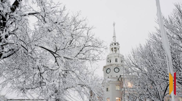 Начало новогодних праздников в Воронеже будет облачным и снежным