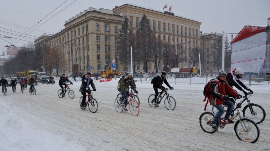Воронеж первым в России подтвердил участие в велоакции Winter Bike to Work
