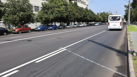 В Воронеже на улице Ворошилова появится выделенная полоса для общественного транспорта