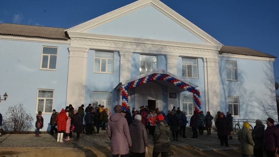 В павловском селе Воронцовка после капремонта открыли Дом культуры