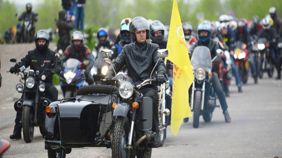 Колонна из 3 тыс мотоциклов проедет по Воронежу 11 мая